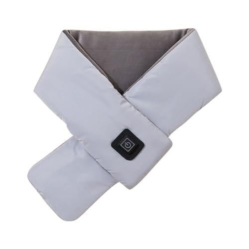 LOIJMK Calentador de cuello para hombre y mujer, recargable, calentador de cuello caliente, envoltura de pañuelos térmicos, gorro y bufanda para niñas, GY3., Talla única