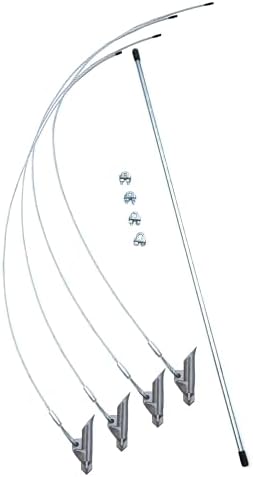 ShelterLogic 4-Piece EasyHook Anchor Kit with 4 Cable Clamps and Driving Rod, 30-Inch