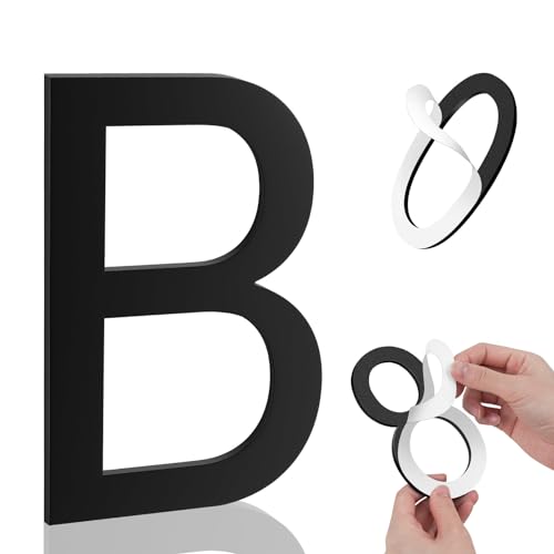 Image of 6 Inch House Numbers, Self-adhesive for Outside Mailbox House Number (B)