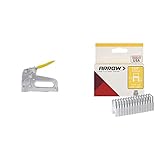 Arrow T59 Wiring Tacker & Arrow 591168 Genuine T59 Steel 1/4-Inch by 5/16-Inch Insulated Staples for Cable and Wiring, Clear, 300 Count