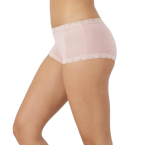 Maidenform Women's Microfiber Boyshort Panty Pack With Lace, 3-pack - Image 3