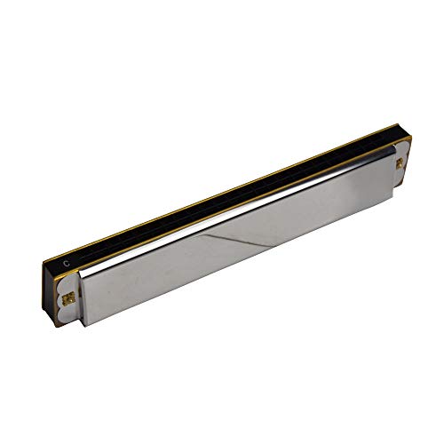 Image of ARCTIC AR-HA-24 C Scale 24-hole Premium Harmonica /Mouth Organ with Case and Cloth for Professional and Amateurs. Ultra premium finish and durable built