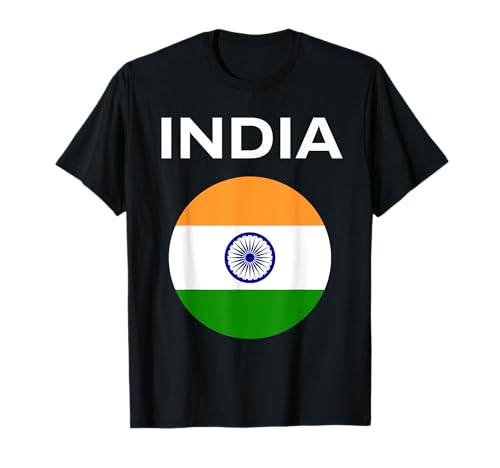 Bandera de India moderna Camiseta