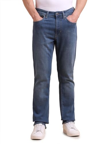 Image of U.S. Polo ASSN. Denim Jeans for Men - Slim Straight Fit, Mens Jeans for Office & Regular Wear