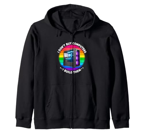 Dicho Divertido no Compre computadoras construyalos Sudadera con Capucha