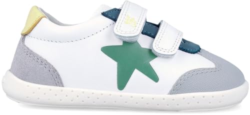 Chaussures de sport pour enfant à double bande adhésive et bout large