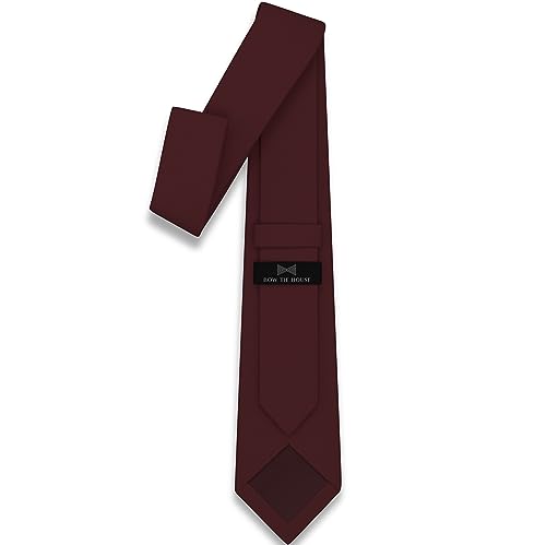 Cravate homme en gabardine Bow Tie House - Modèle classique élégant