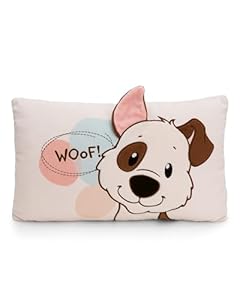 NICI Kissen Hund braun 43x25cm 62163