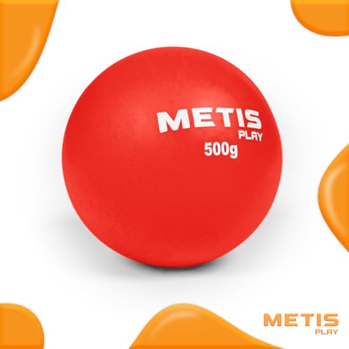 Poids de lancer du poids junior METIS Play 500 g multicolore et résistant pack de 4 - 5
