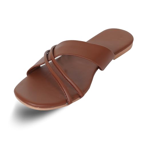 Image of Women's Lightweight Flip Flops | Comfortable Daily Wear Chappals | Soft Insole Slip-On Slippers for Girls & Women