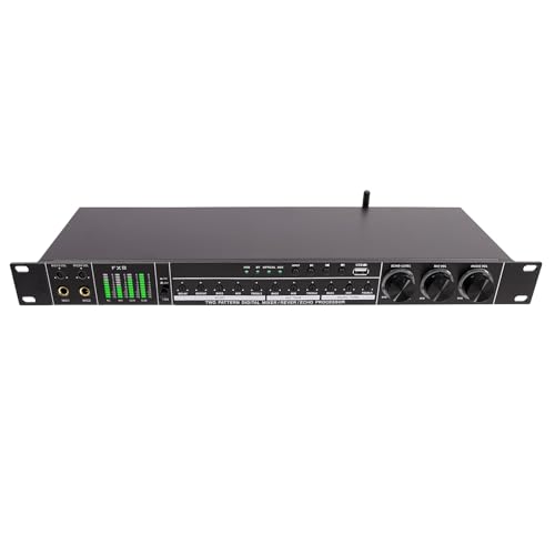 Metal Audio Processor Mixer 25W 110V Vocal Effects Processor with Bluetooth Professional...