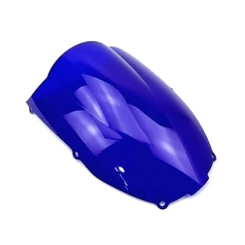 Pare-brise Kawasaki ZX6R 636 bulle moto déflecteur de vent bleu sport pour modèle 2001 2002.