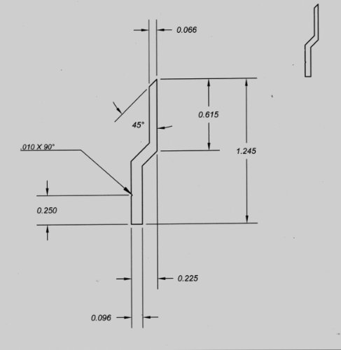 Image of 52 inch Zbar Hanging System Bar,z Bracket,z Bar Mirror Hanger
