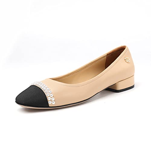 Robes à orteil pumps pointues avec talon bloc bas stable pour femme