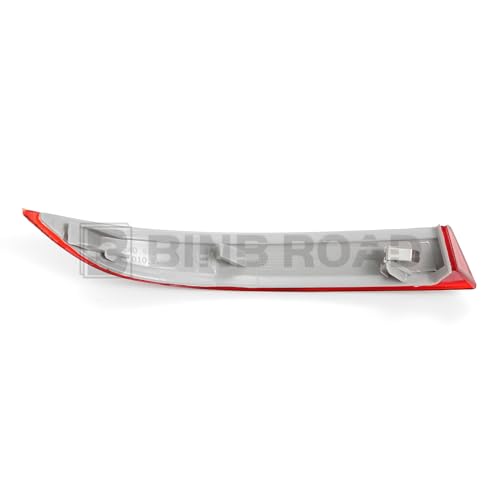 Image of 63147240998 Rear Right Bumper Reflector Passenger Side Red Trim Compatible with BMW X5 E70 2009-2013 (Replaces 63217158950)