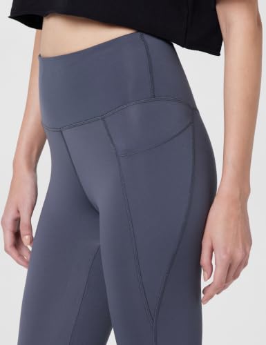 Image of Enamor High Rise 7 /8th Length Adjustable Drawstring Workout Leggings for Women - Hugged Fit, Quick Dry, Antimicrobial - A605