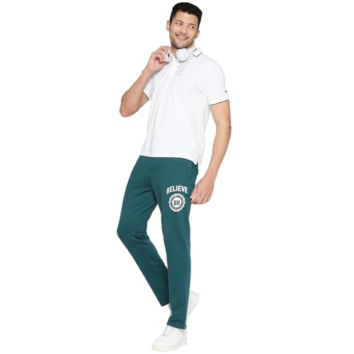 Image of Being Human Grey Regular Fit Track Pants for Men Clothing