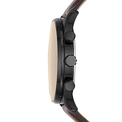 Fossil Sullivan Analog Black Dial Men's Leather Watch-BQ2457 - Image 2