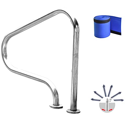 Barandal para piscina inground 31.5 x 31.5 pulgadas miniatura 1