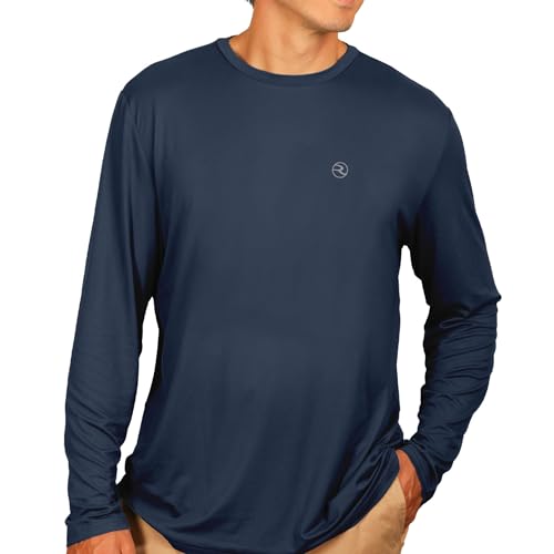 Reel Life UV Long Sleeve – Jax Beach Men’s Long Sleeve Sun Protection Shirt, Lightweight Quick-Dry UPF 50+ Performance Shirt, Breathable Sun Shirts for Men, Moisture-Wicking UV Shirts for Men