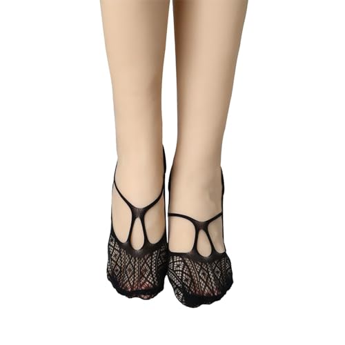 Women Black Lace No Show Socks Fishnet Mesh Sheer Ankle Socks See Through Hollow Net Thin Short Sexy Fancy Sock Woman2