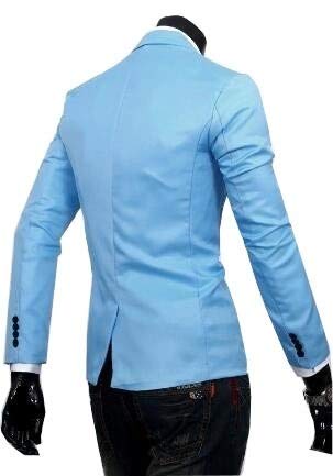 Blazer Masculino Slim fit Azul Claro (PP)