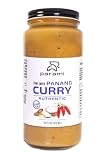 Parami Organic Coconut Curry Simmer Sauce – 16oz Jar | Vegan, Gluten Free, Dairy Free, Nut Free | Authentic Thai Curry Base Made with Fresh Lemongrass, Galangal & Kaffir Lime (Pack of 1, Panang)