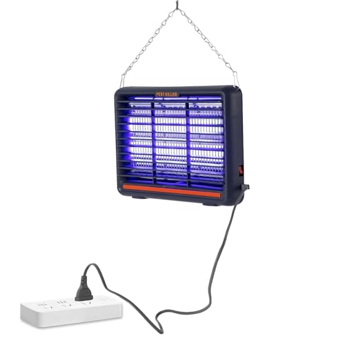 Image of Electric Mosquito Killer Lamp Insect Fly Killer Machine for Home Kitchen Kids Bedroom Eco-Friendly Indoor Outdoor Restaurants Office Bedroom LED Old Boys & Girls | Speech (AAGrey-6W)