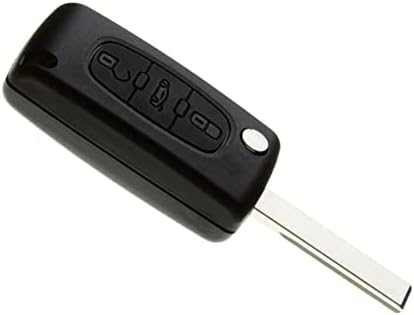 Coque Clé Jongo Compatible Citroën Berlingo II | Boîtier Télécommande 3 Boutons - Remplacement Économique