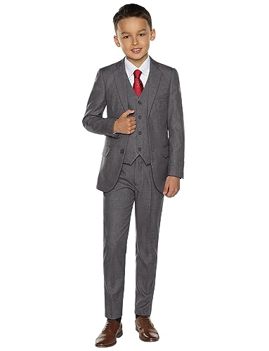 Costume de cérémonie garçon ensemble smoking chic 3 pièces