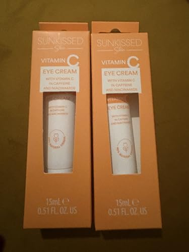 Image of Sunkissed Lash Serum, Vitamin C Eye Cream, Glow Fusion Blush Bronzer, or Lip Mask, (Vitamin C Eye Cream 15mlx2)