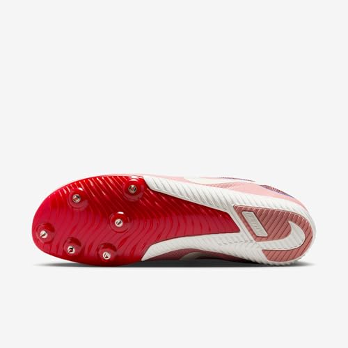 Nike Rival Multi Track & Field Multi-Event Spikes (HQ2062-600, Red Stardust/Malachite/University Red/Pale Ivory)2
