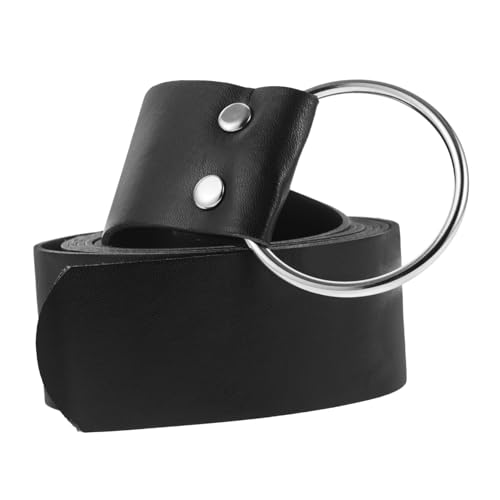 Medieval Vintage Belt for Men Adjustable Pu Renaissance Knight Costume Accessory for Halloween Oktoberfest and Cosplay Events Includes and Suspenders