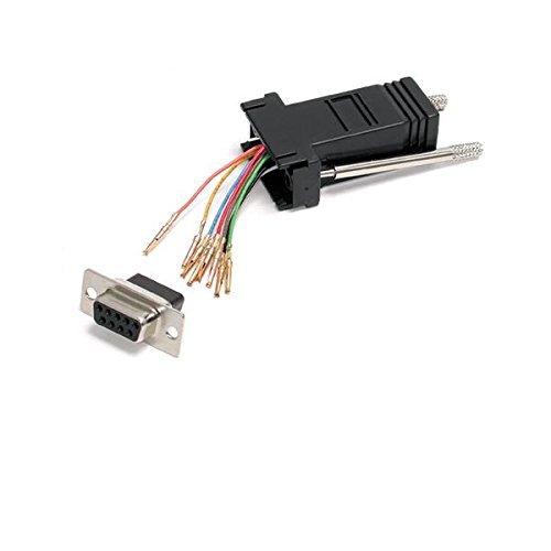 StarTech.com DB9 to RJ45 Modular Adapter - Serial adapter - DB-9 (F) - RJ-45 (F) ETH RJ45 TO SER DB9 CONVRT ADPT Manufacturer Part Number GC98FF