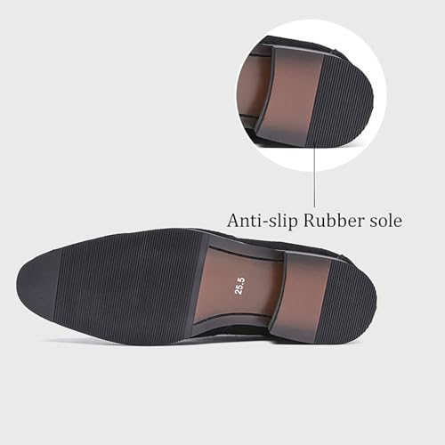 Men's Suede Penny Loafers Shoes Comfort Slip-Ons Classic Dress Shoes for Business Driving Formal Events Summer 5