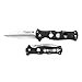 Cold Steel Counter Point Folding Knife with Tri-Ad Lock and Pocket Clip, Counter Point 1,Silver & Black