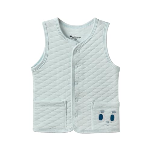 Baby Girl Vest- Cotton Warm, Breathable, Soft & Lightweight Baby Vest for Spring Fall Clothes 0-24M