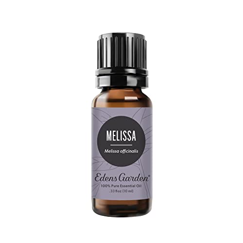 Edens Garden Melissa Essential Oil- 100% Pure Premium Grade Undiluted Natural Therapeutic Aromatherapy The Best for Diffuser Candle Laundry Humidifiers 10 ml (.33 fl oz)