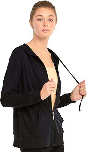 Image of Women's Zipper Sweatshirt Hoodies with Pocket Winter Collection Comfort Soild Hoodie for Women
