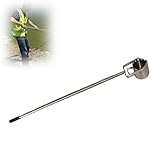 Water Sampling Dipper Long Handle Telescopic,Stainless Steel Water Sample Collection Pole with Scale Cup,Telescopic Water Sampler for Lake River Wellhead Reservo(Size:0.86-2m/2.8-6.6ft,Color:500ml)