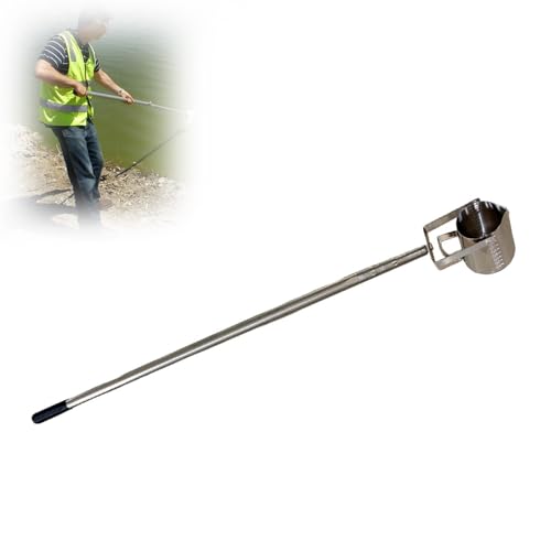 Water Sampling Dipper Long Handle Telescopic,Stainless Steel Water Sample Collection Pole with Scale Cup,Telescopic Water Sampler for Lake River Wellhead Reservo(Size:0.86-2m/2.8-6.6ft,Color:500ml)