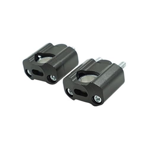 Riser de guidon 22-28mm adaptateur de serrage noir pour moto et VTT