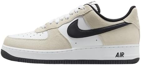 Nike Tênis masculino Air Force 1 '07 LV8 (IB6388-100, branco/preto