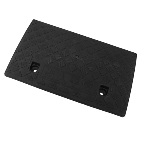 Rampa plástica para vehículos Kichvoe 50x27x9 cm negra miniatura 1