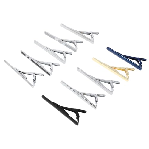 Clips para corbata masculinos de alta gama con estuche de obsequio