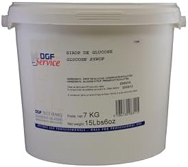 DGF Glucose Syrup - Premium Sweet Base for Pastries and Confections, Imported from France, 15.4 Lb Tub