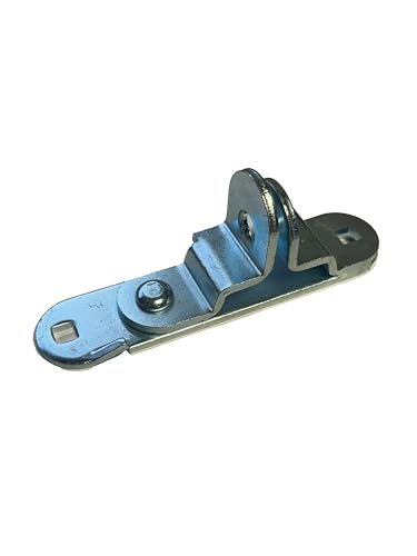 Image of Enclosed Trailer Door Latch for Cargo, Horse, Motorcycle, Vehicle, and Storage Trailers, Heavy-Duty Steel Replacement Hasp, Lockable Cam Lever Handle Keeper
