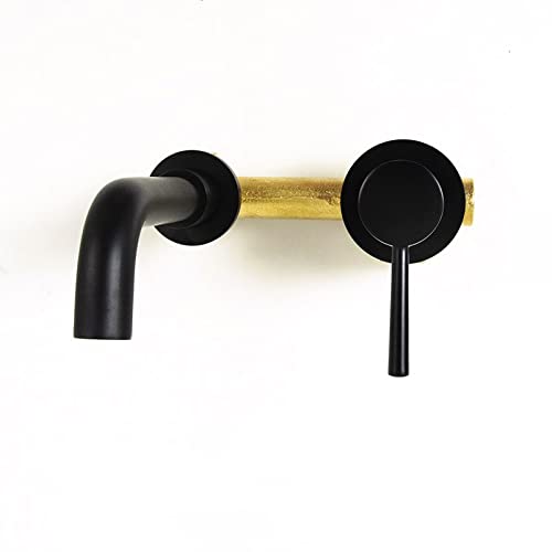 Robinet de lavabo mural blanc pour gagner de l'espace sur votre plan de toilette