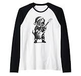 Photo Gallery beagle che suona la chitarra, amante dei cani di natale maglia con maniche raglan Photo Gallery beagle che suona la chitarra, amante dei cani di natale maglia con maniche raglan