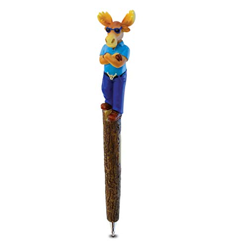 Planet Pens Cool Moose Novelty Pen - Cute Fun & Unique Kids & Adults Office Supplies Ballpoint Pen, Colorful Wild Life Writing Pen Instrument For Cool Stationery School & Office Desk Decor Accessories #TOP10